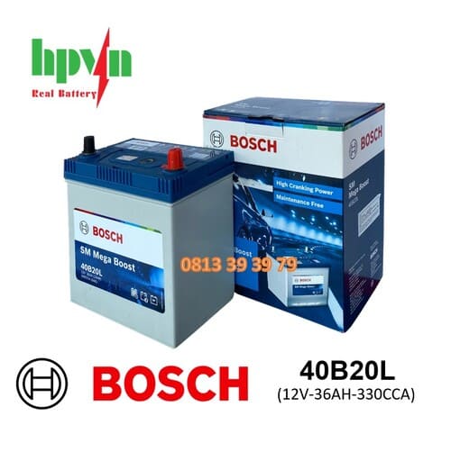 ẮC QUY BOSCH 40B20L (12V-36AH)